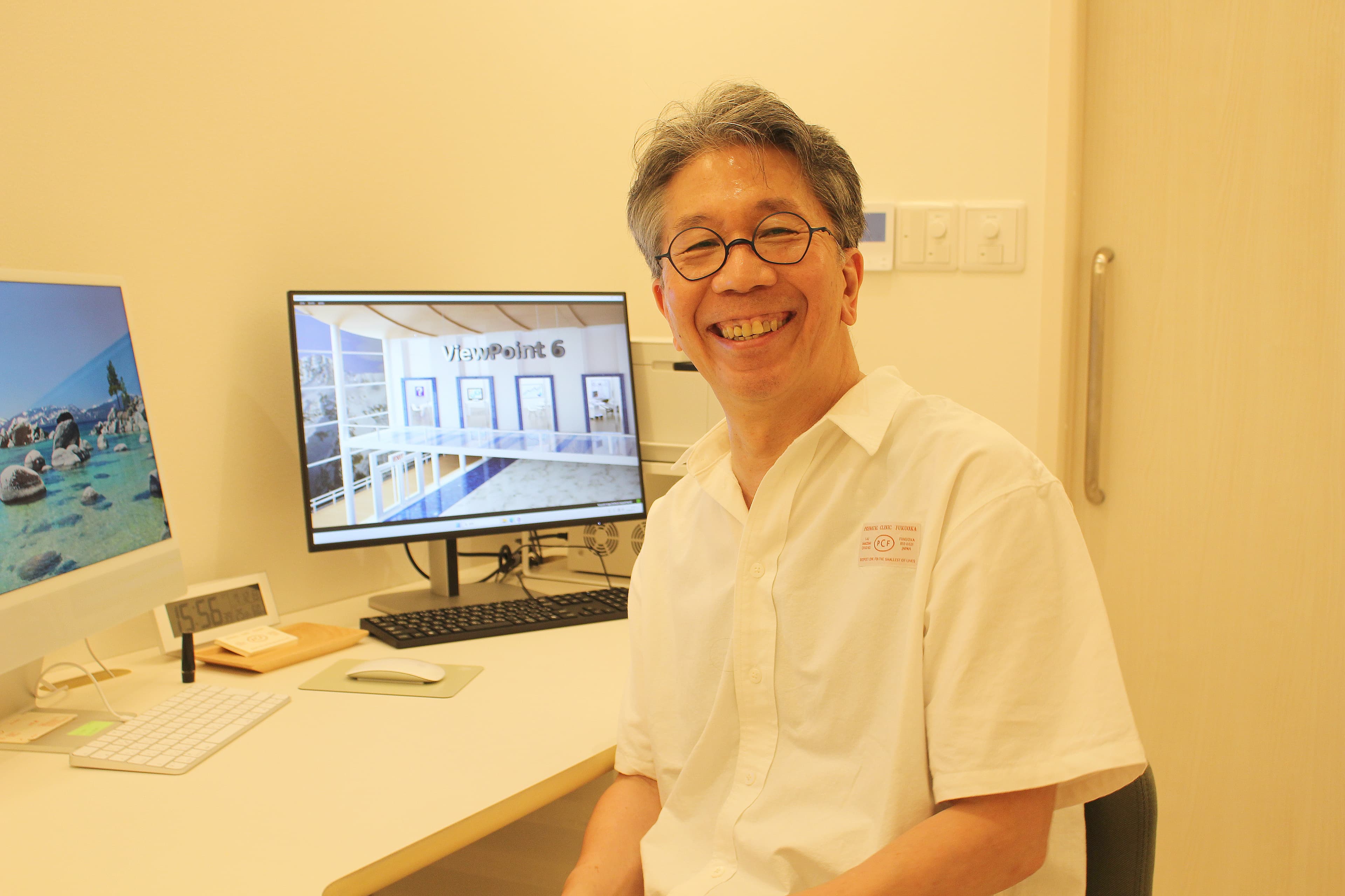 古賀院長の超音波検査室